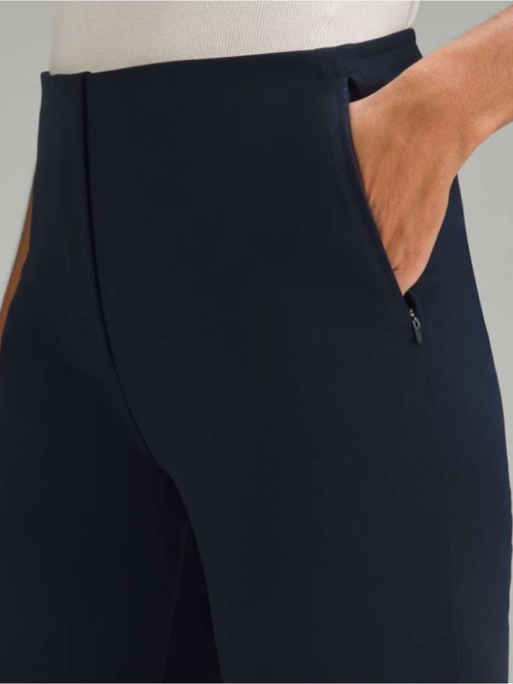 Lululemon Smooth Fit Pull On High-Rise Full Length Pants Blue Luxtreme Size 4 - Picture 2 of 13
